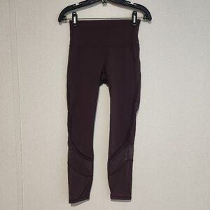 Lululemon Fresh In Mesh Tight Leggings 25" Size 4